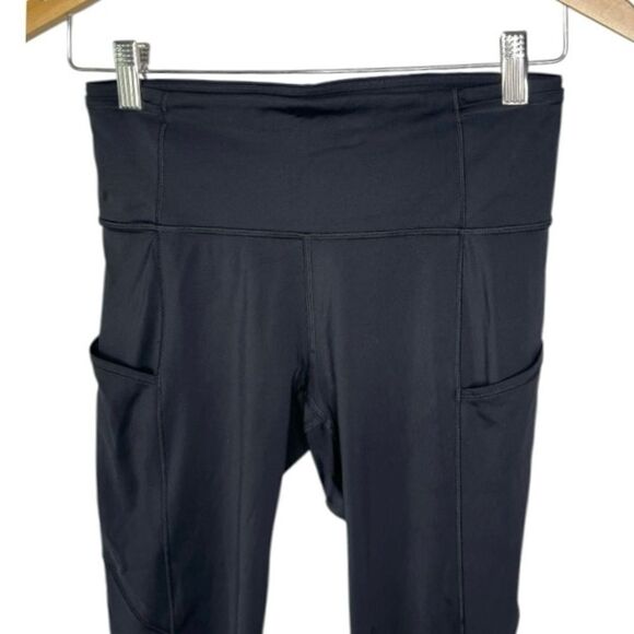 lululemon Womens 6 Fast & Free Nulux Crop Black Leggings - Picture 2 of 6